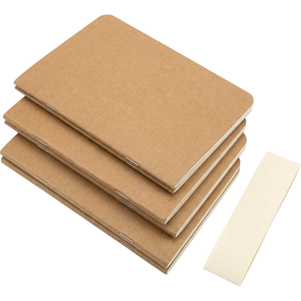 Unzvg A6 Three Pack Mixed Layout Pocket Notebooks Kraft - Product view